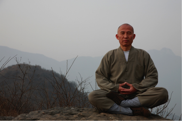 man meditating