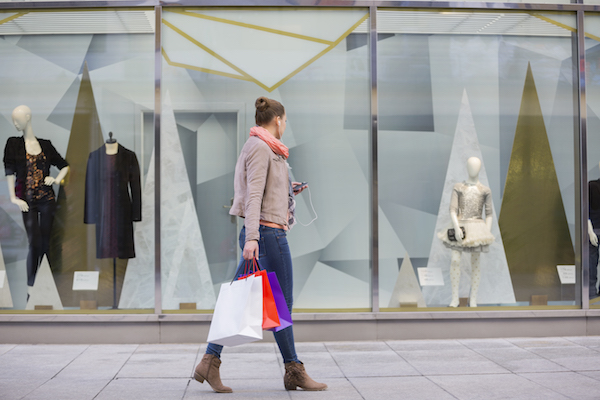 Woman shopping