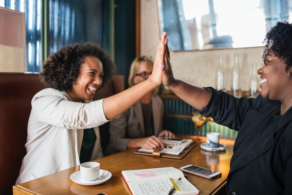 Women High Five