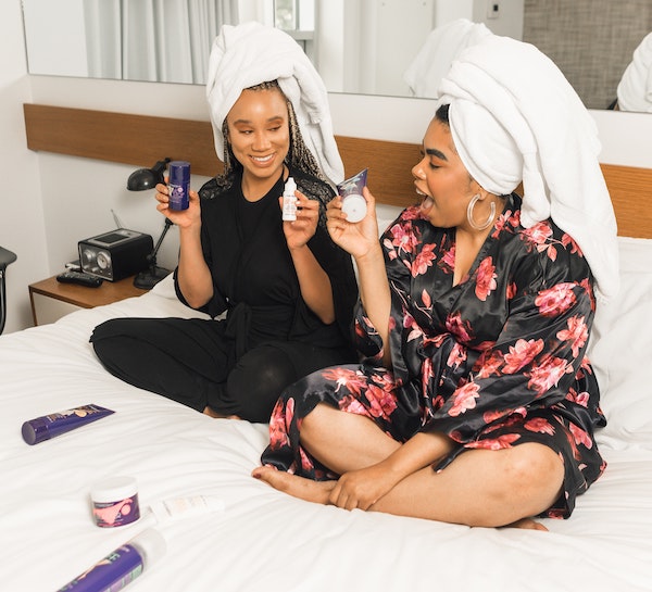 Women Enjoying Self-Care