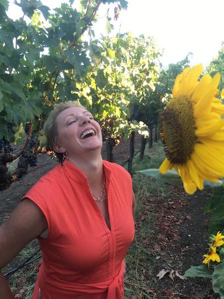 Natalie Smiling and Laughing Outside