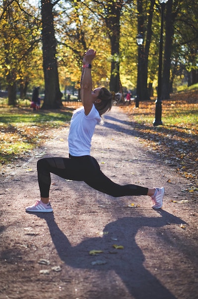 Woman Performing Lunge