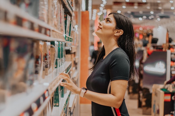 Woman Shopping in Store