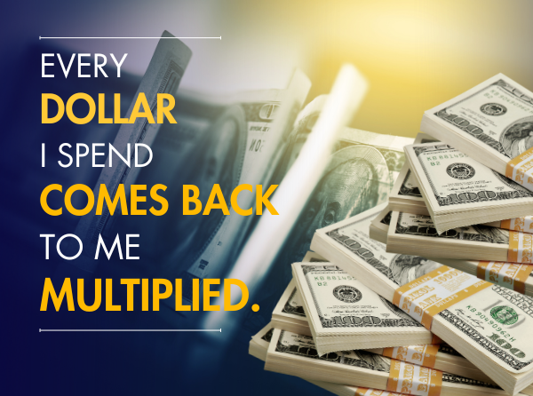 Repeat this affirmation to call in more wealth!